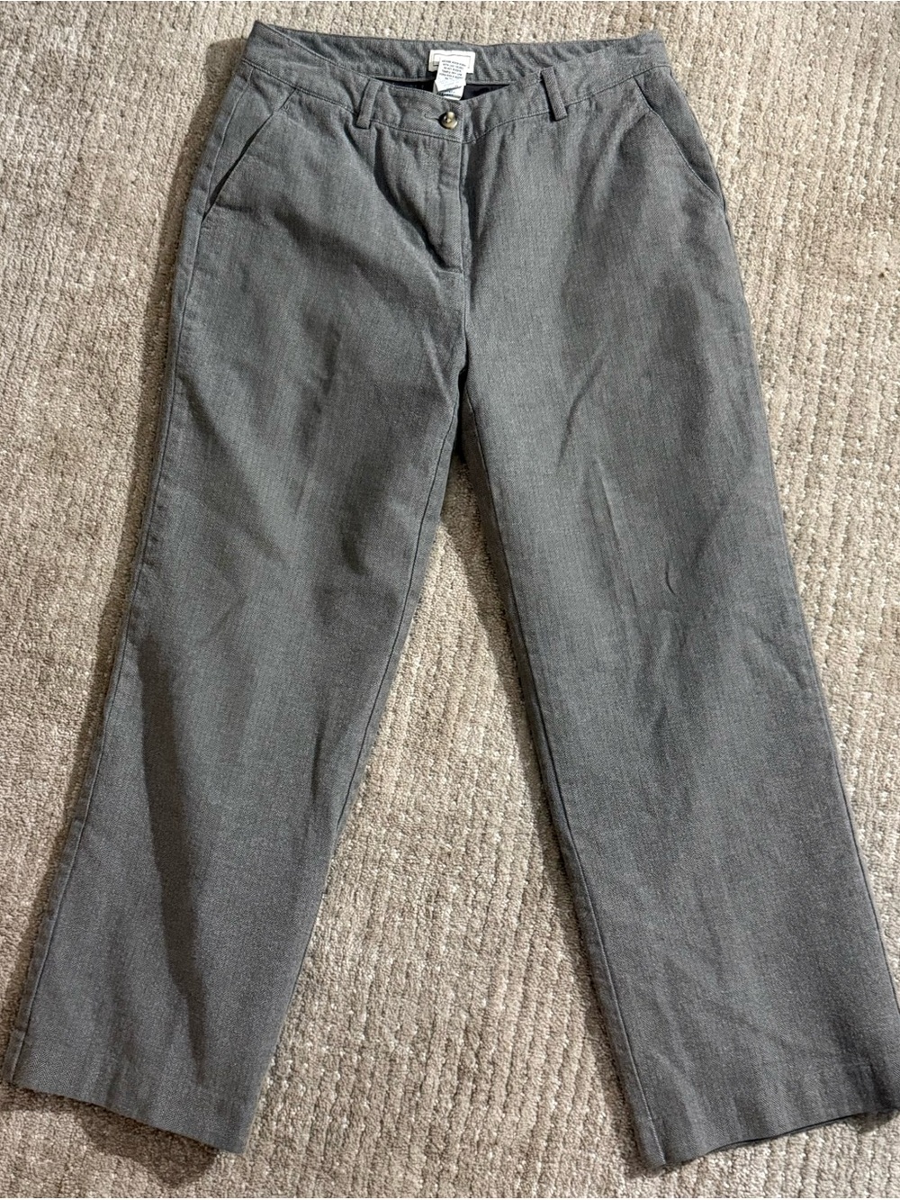 L.L. Bean Women's Moss color Chinos 10P